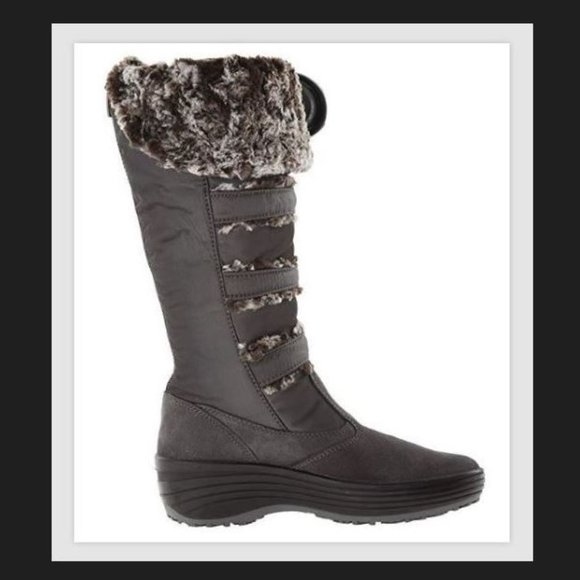 Pajar Canada Women's Maureen Fur Boots Grey - Picture 3 of 7